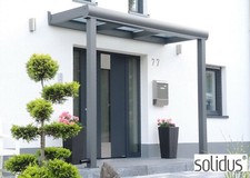 Aluminium Vordach +8mm VSG GLAS Haustür Überdachung Tür Terrassenüberdachung Alu