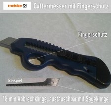 Cuttermesser, Teppichmesser, Abbrechmesser, Allzweckmesser, Paketmesser 