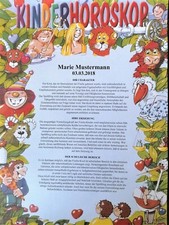 Kinder Horoskop Urkunde