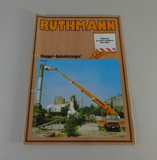 Prospekt / Broschüre Ruthmann