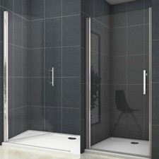 70-100cm Duschwand Drehtür  Duschtür Nischentür Schwingtür Duschabtrennungen