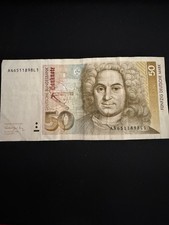 50 DM Schein 1991 Deutsche