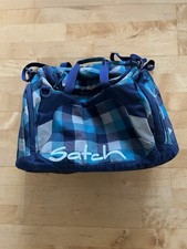 Satch Sporttasche, Blau Kariert, Top