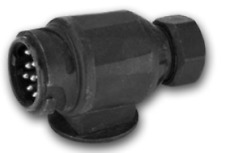 Cartrend 80112 Stecker 13 polig Anhängerstecker Auto Anhängerkupplung