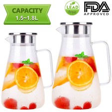 1,5~1,8L Glas Wasserkaraffe