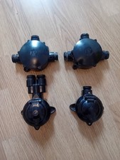 Bakelit Konvolut 2 X Steckdose