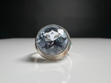 Ring Silber 800 Blau Spinell