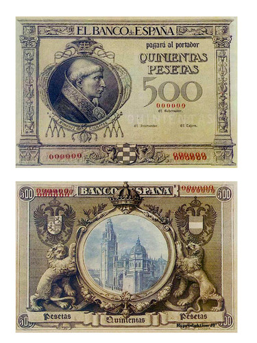500 pesetas quinientas - pesetas,,