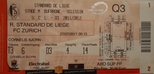 Ticket uefa 2011 12 - ticket, 2011/12