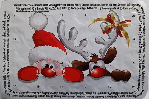 Adventskalender gefüllt mit