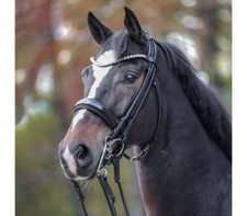 % Kavalkade Kandare Fleur rundgenäht schwarz Lack UVP €149,50 -HSS  %