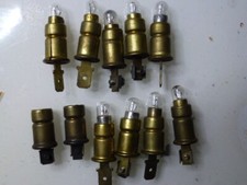 Lampenfassungen + Birnen 12V 2W Tachobeleuchtung Drehzahlmesser für Simson Moped