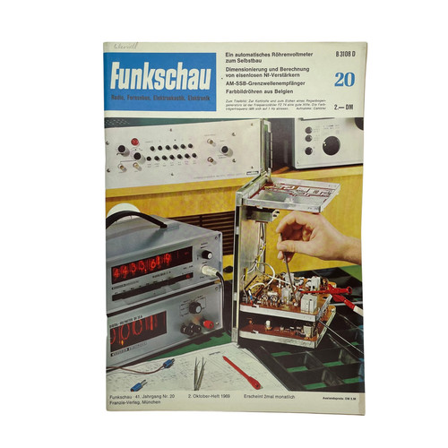 Funkschau heft zeitschrift - heft, /