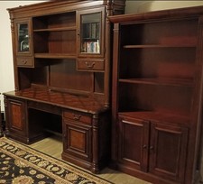 Mahagoni schreibtisch - mahagoni,