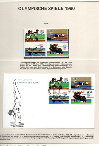 Olympia 1980 ausgaben - olympia, 1980,