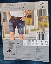 WATSON'S Herren-Jeansshorts 48