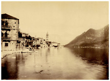 Jugoslawien, Crna Gora, Montenegro, Perast Vintage Albumdruck Albumauflage