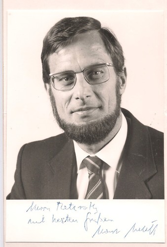 Autogramm horst sielaff - horst, mdb