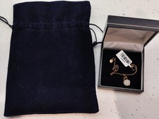 Moderne Rarität 0,10ct Diamant Scheibenkette 22 Karat Gold Armband