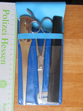 Haarschneideset Effilierer Effiliermesser Schere Kamm Vintage Manuell Frisör