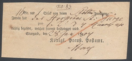 407843 preußen postschein - 407843),