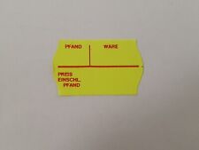 12000x Meto Pfand Etiketten