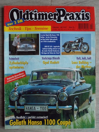 Oldtimer praxis oktober 1997 - oldtimer,