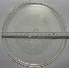 Drehteller Teller Glas 25,5 cm