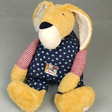 Sigikid Hase Rot Blau ❤️ Stofftier Kuscheltier Plüschtier Schlenker