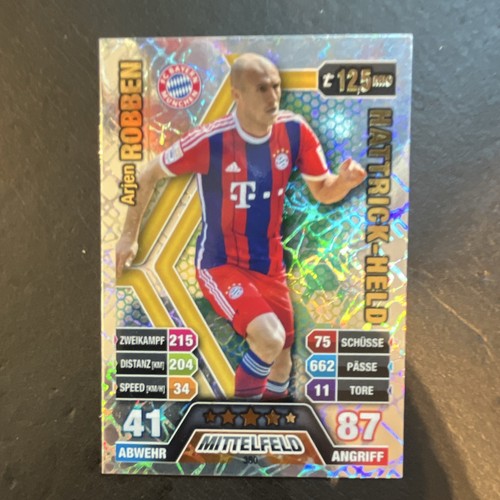 Topps match attax arjen - match,