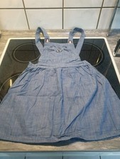 Blaues gesicht latzkleid - blaues,