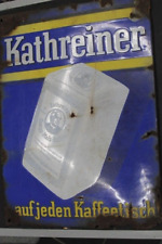 Kathreiners Kneipp Malzkaffee original Emailleschild 40 x 56 cm  1920er Jahre