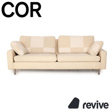 Cor Conseta Stoff Zweisitzer Creme Beige Sofa Couch