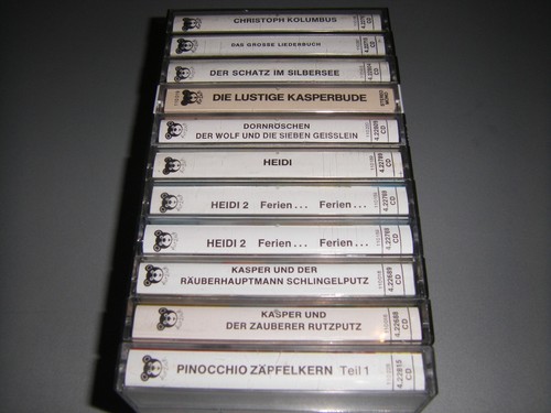 Auswahl hörspiel kassetten - hörspiel-kassetten,