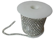 Strassband Kristall Silber