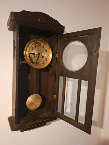 Antike wanduhr regulator ca - wanduhr, (ca