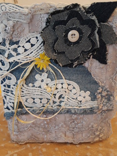 Jeans denim junk journal - jeans,