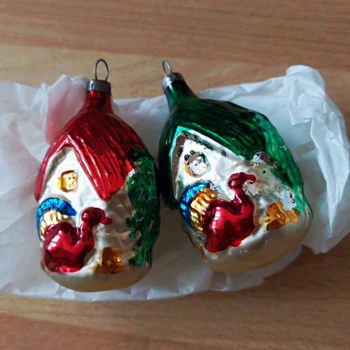 Ddr weihnachten anhänger glas - weihnachten,