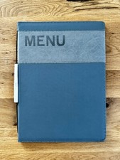 Speisekarte Trendy modern A4 grau