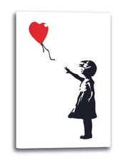 Wandbild Banksy Balloon Girl Mädchen mit Luftballon Street Art
