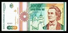 RUMÄNIEN. 1000 Lei 1991