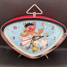 Ernie Sesamstrasse Wecker Uhr Badewanne Ente Entchen 2004 Sesame Workshop