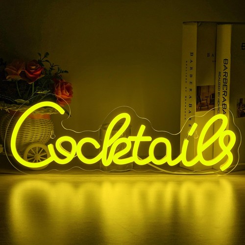 Cocktail neon schild - neon, led
