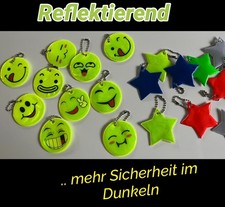 Mehr Sicherheit im Dunkeln Reflektor Anhänger für Reissverschluß Rucksack Kinder