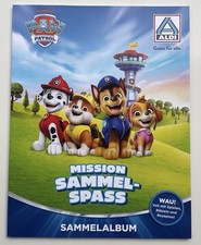 2025 PAW Patrol Aldi Sticker Sammelalbum: Mission Sammelspass - NEU