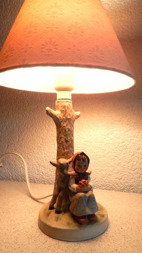 Hummel figur lampe - figur,