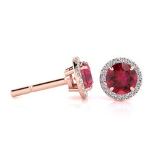 Ohrringe karat rotgold mit - karat,