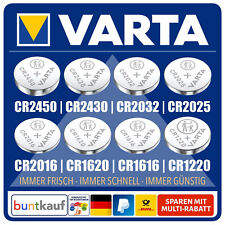 Varta CR2032 CR2025 CR1616 CR2430 CR2450 Industrieware Bulk | Mengen Auswahl