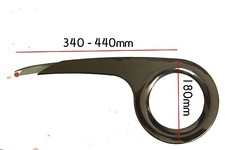 Kettenschutz 180mm schwarz bis