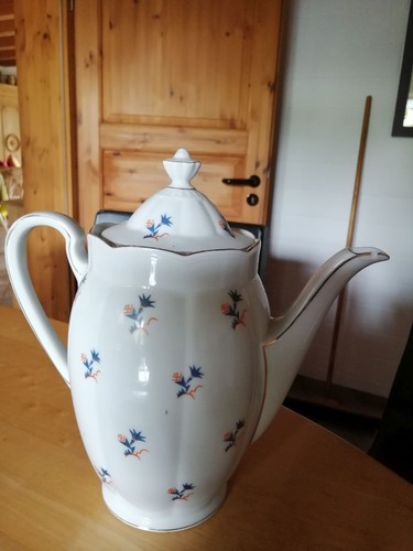 Alte porzellan kaffeekanne - porzellan,